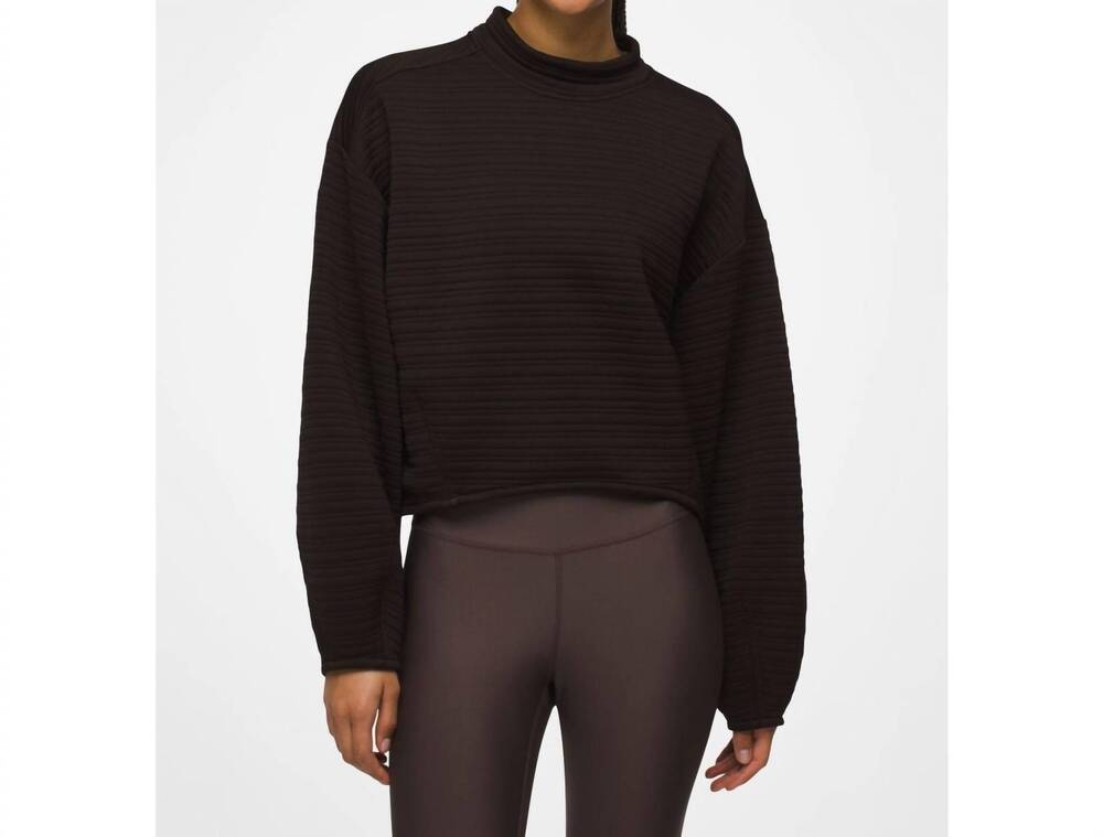 NEW PRANA send off pullover in espresso